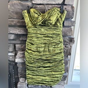 Strapless cocktail dress